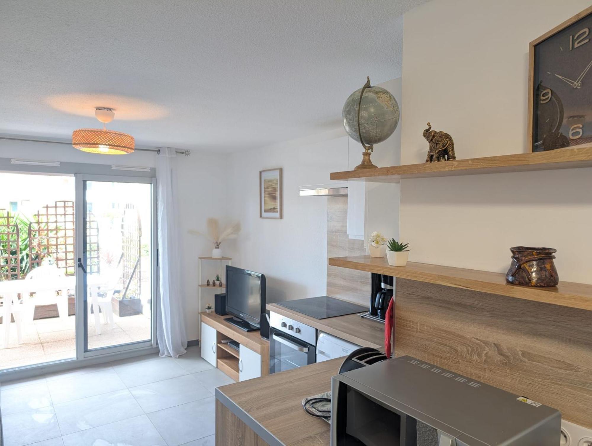 Studio Cabine 4 Personnes Cap D'Adge Agde Zewnętrze zdjęcie